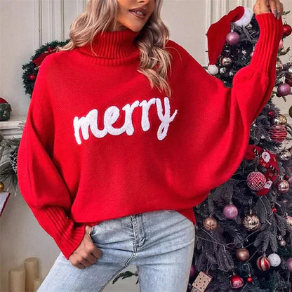 Kersttrui Warm Rood Groen Patrizia