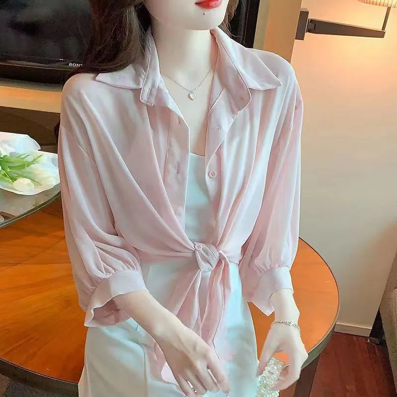 Lichte Zomer Blouse met UV Bescherming