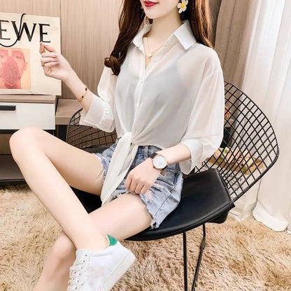 Lichte Zomer Blouse met UV Bescherming