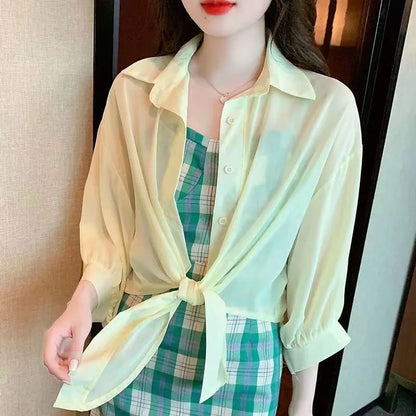 Lichte Zomer Blouse met UV Bescherming