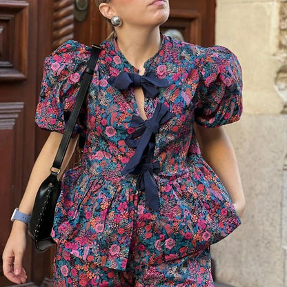 Vrouwelijke Zomer T-shirt Blouse Korte Mouw