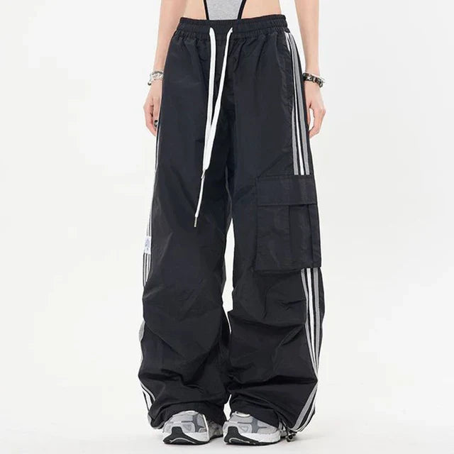 Y2K Cargo Broek voor Dames Wide Leg Stijl - StudioMarella