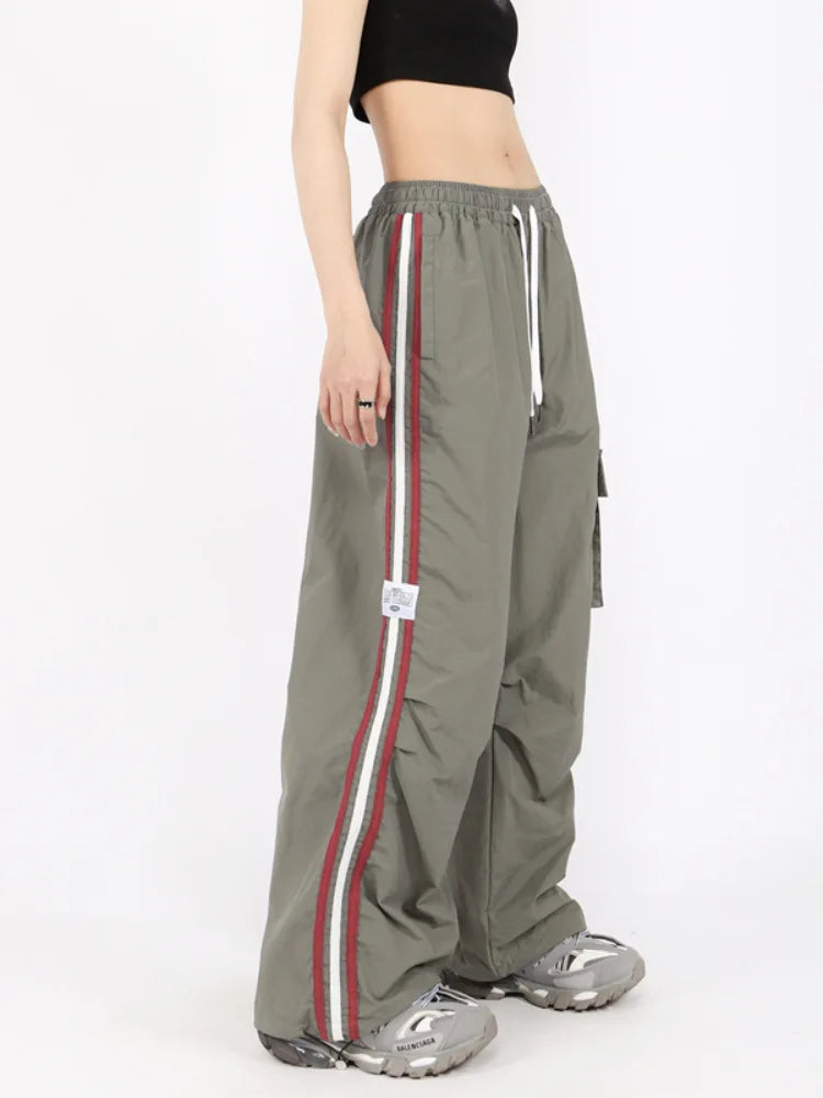Y2K Cargo Broek voor Dames Wide Leg Stijl