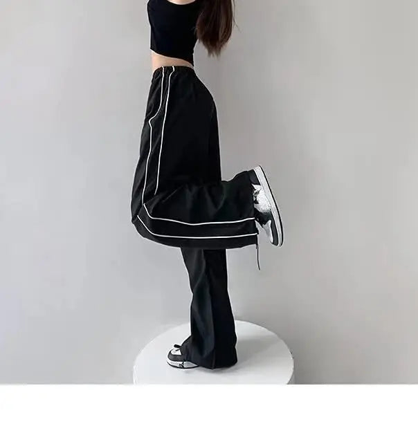 Vrouwen Cargo Broek Baggy Vintage Stijl