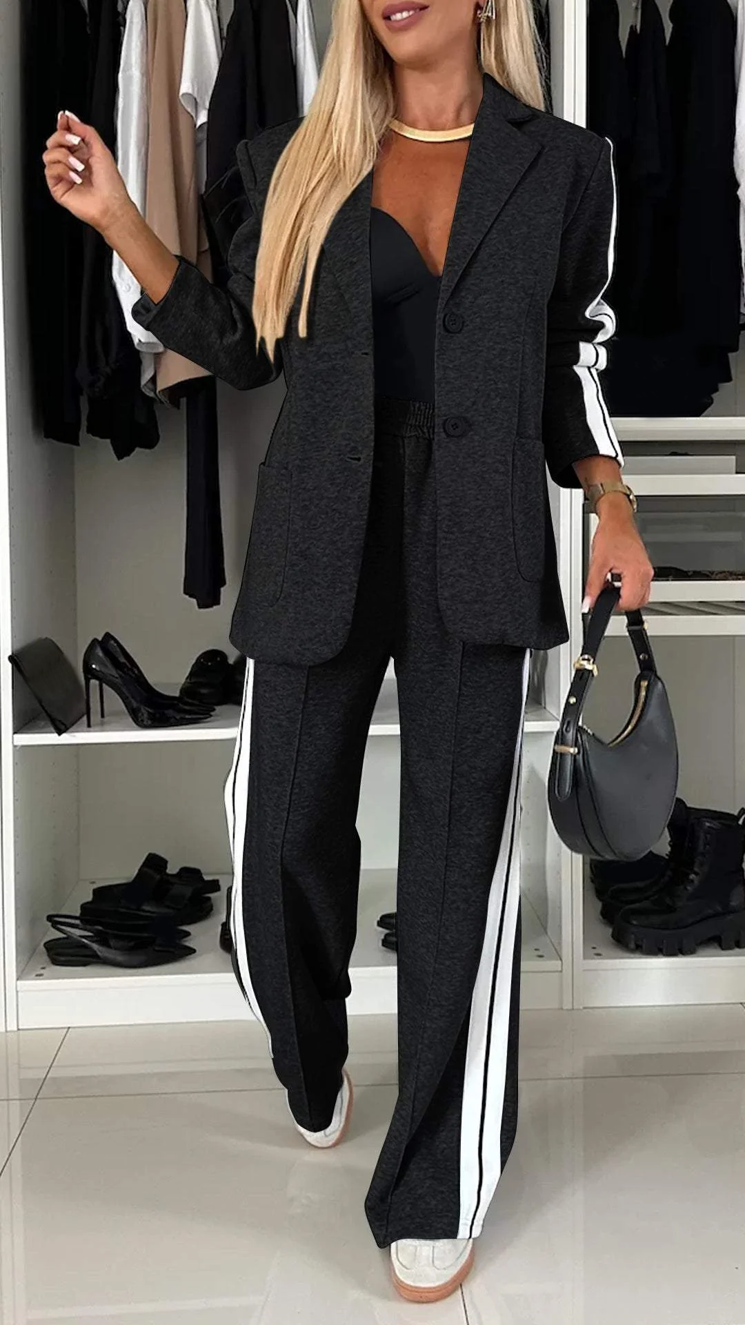 Casuele Streepjes Set 2-delig - StudioMarella