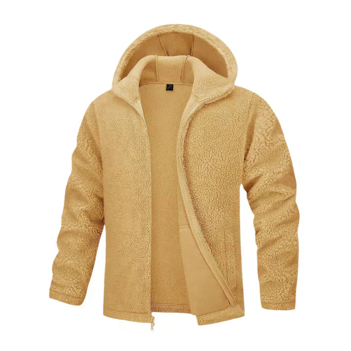 Fleece Jas Heren Warm en Zacht Soft Teddy Look - StudioMarella