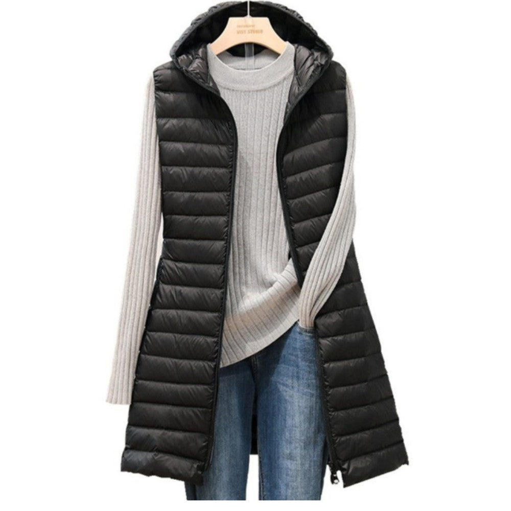 Dames Vest Lichtgewicht Met Capuchon Warm voor Herfst en Winter