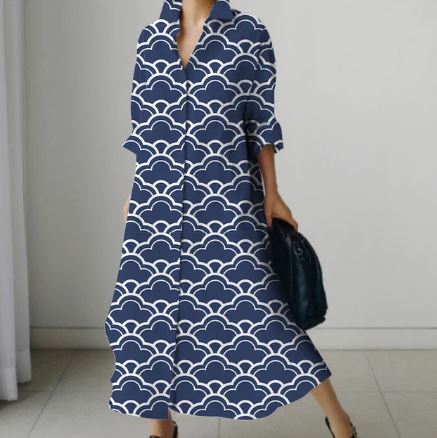 Zomerjurk Dames Bloemprint Jurk voor Vrouw