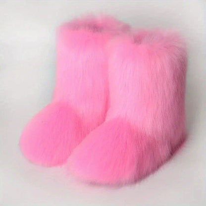 Dames Snowboots Pluizig Warm Comfortabel