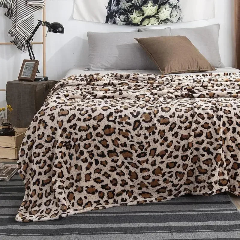 Leopardprint Deken Zacht en Warm