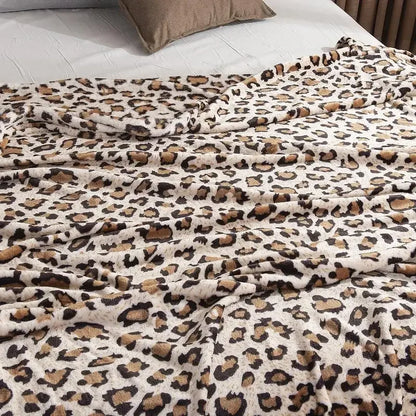 Leopardprint Deken Zacht en Warm