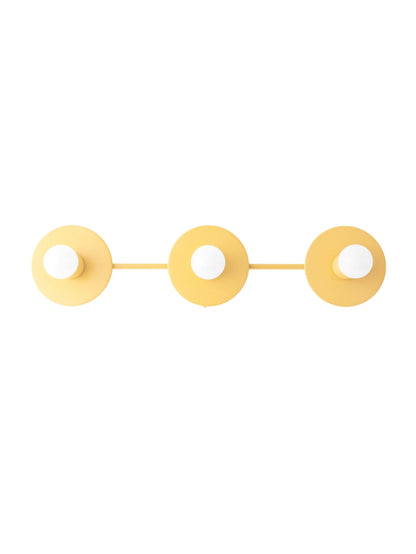 Minimalistische Badkamerlamp met Drie Lichtpunten - Verkrijgbaar in Meerdere Kleuren
