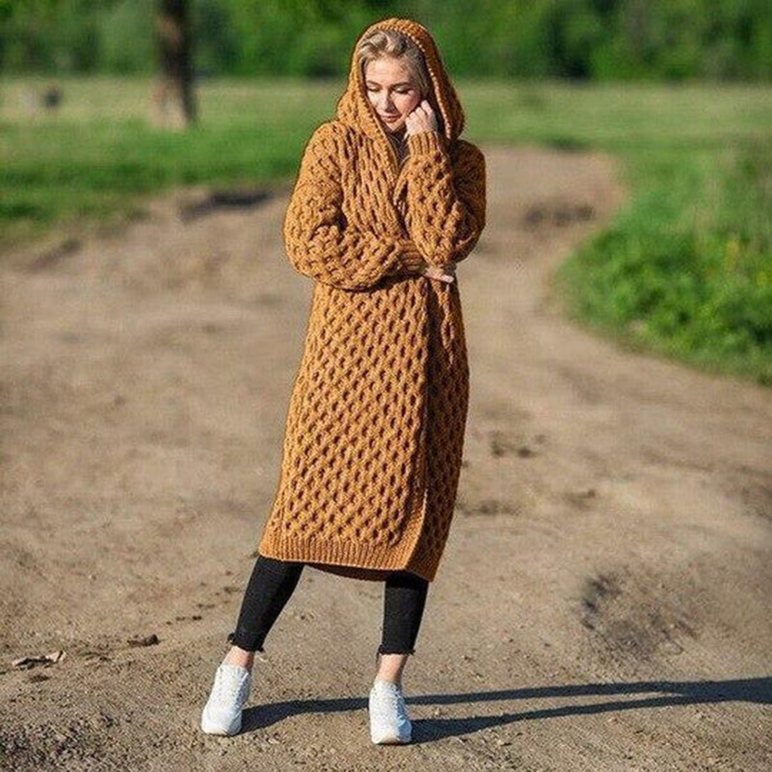 Vrouwen Trui Lange Vestjas Warm en Stijlvol