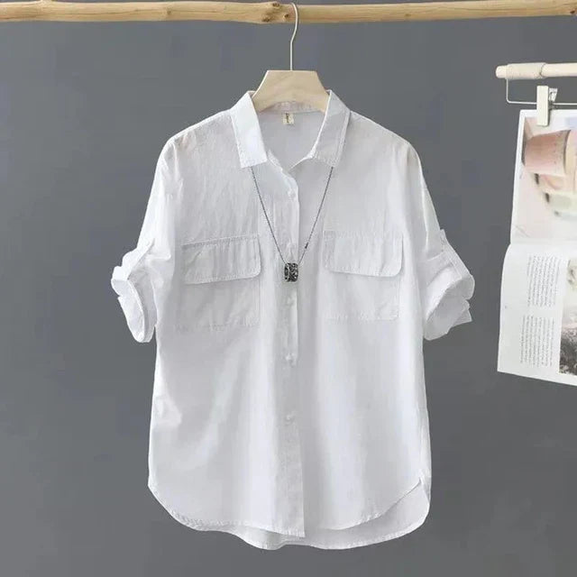 Vrouwen Poloshirt Geel Katoen Moda 2024