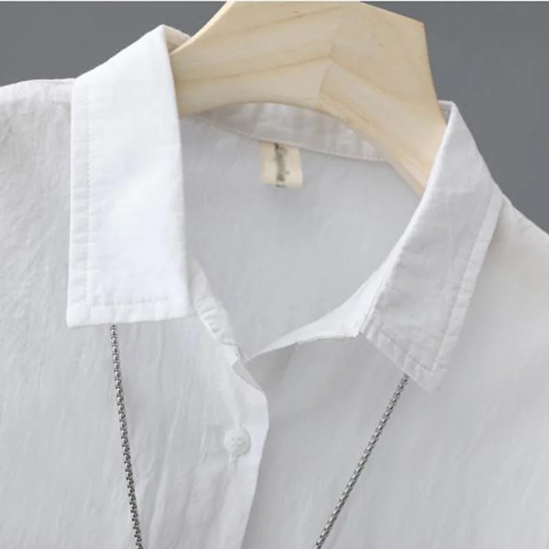 Vrouwen Poloshirt Geel Katoen Moda 2024