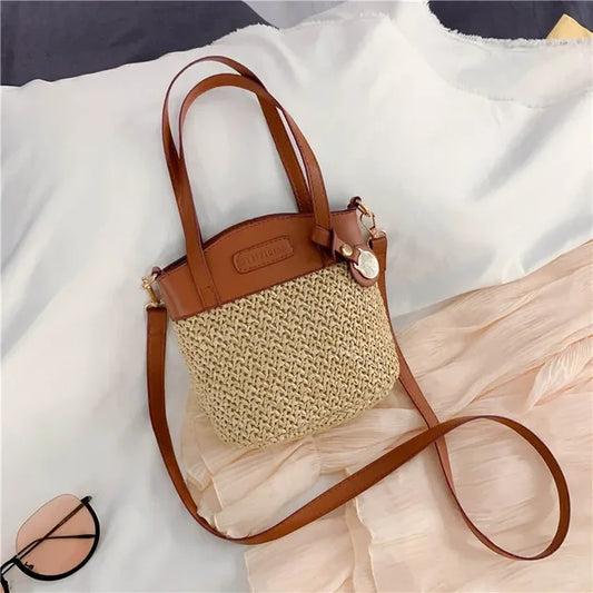 Gevlochten Schoudertas Dames Handgemaakt Leer Crossbody Stijlvol Modern Design Dagelijks Gebruik Elegante Tas