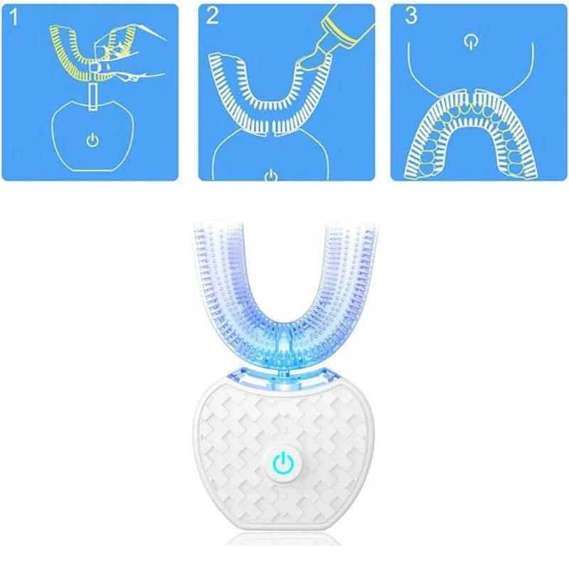 Ultrasone Tandenbleek Tandenborstel met Whitening Functie – Professionele Poetsresultaten