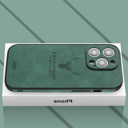 Smartphone Hoesje in Leerlook — Slank Design met Valbescheming & MagSafe-Compatibiliteit voor iPhone 16/15/14/13/12