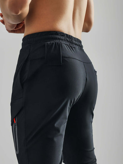 Waterdichte Cargo Joggingbroek met Hoge Ribboorden Voor Buiten