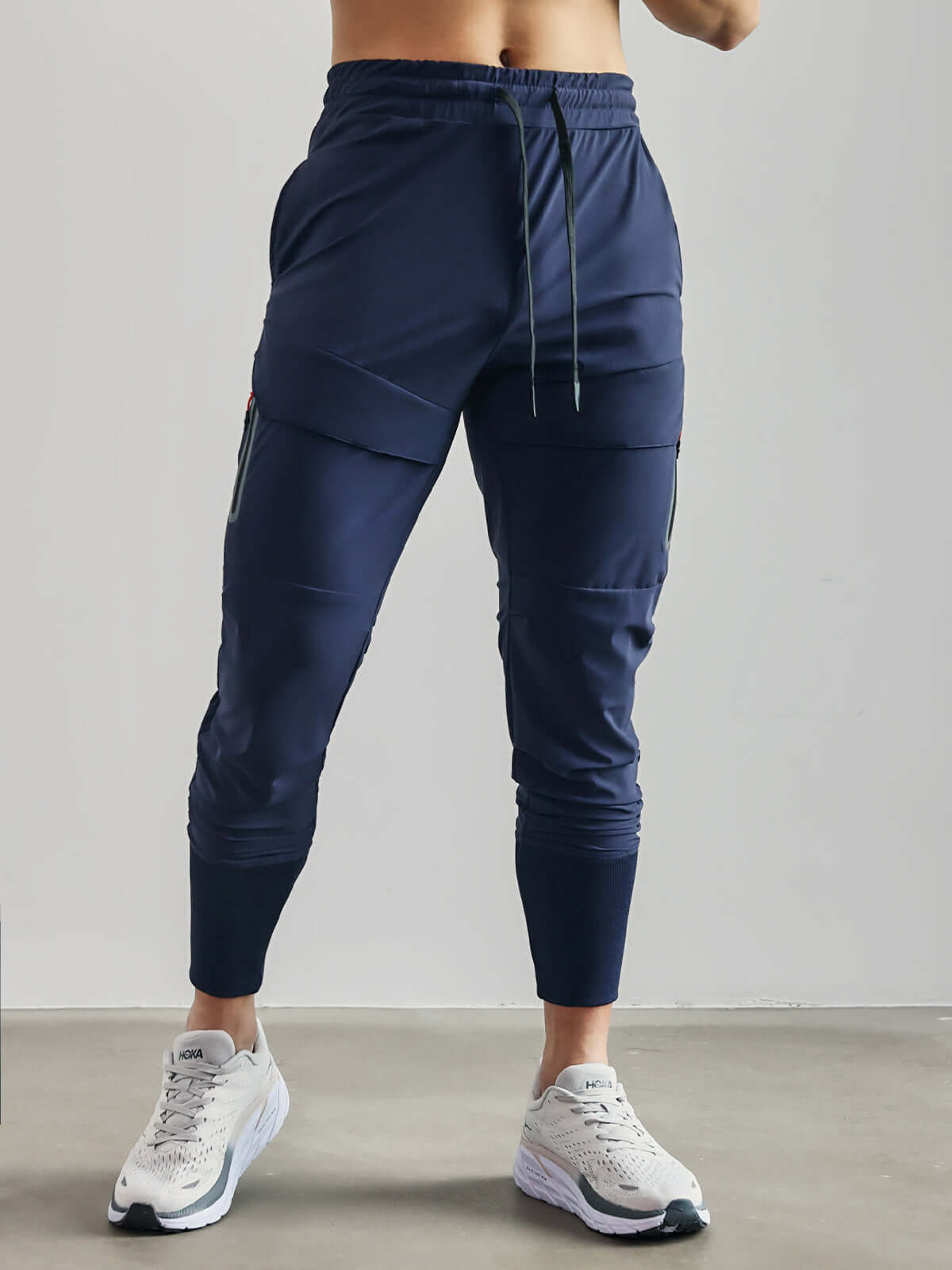 Waterdichte Cargo Joggingbroek met Hoge Ribboorden Voor Buiten