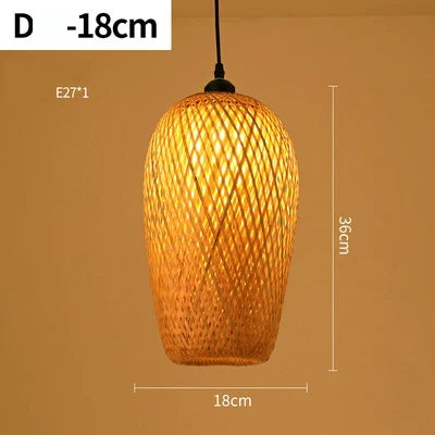 Handgemaakte Rotan Hanglamp – Scandinavisch Rustiek Design – Natuurlijke Sfeerverlichting
