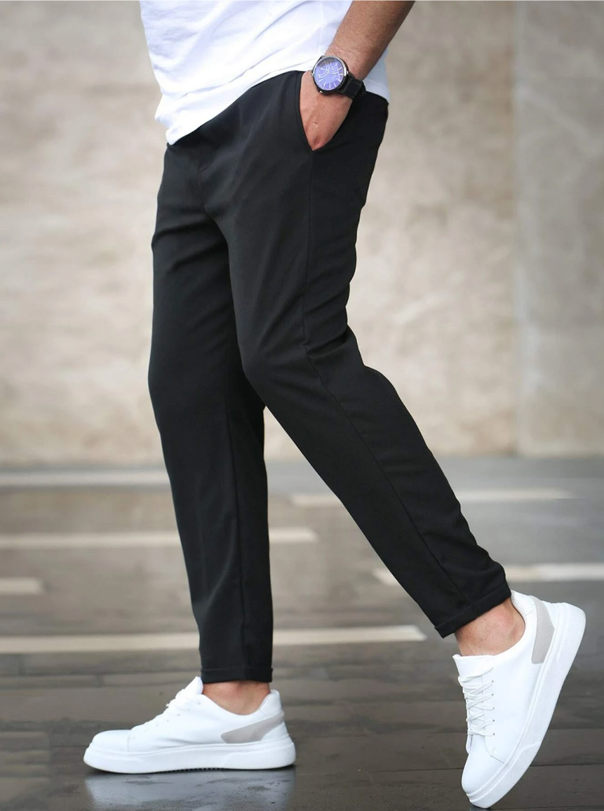 Joggingbroek Elastisch Slim Fit met Tunnelkoord