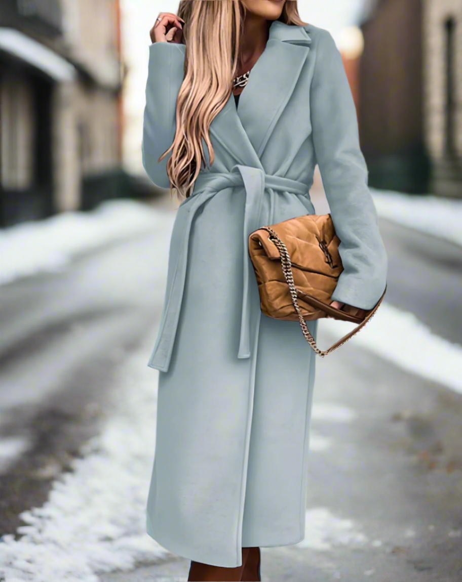 Dames Wintermantel Warm en Lange Jas Elegante Stijl