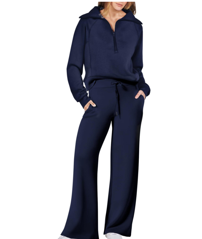 Zachte Lounge Set 2-Delig Comfortabele Kleding