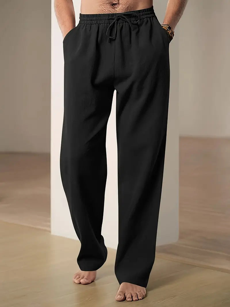 Linnen Broek Zomerse Comfortabele Stijl voor Mannen