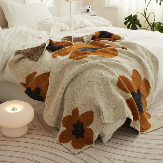 Zachte Bloemen Deken Luxe Design