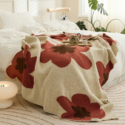 Zachte Bloemen Deken Luxe Design - StudioMarella