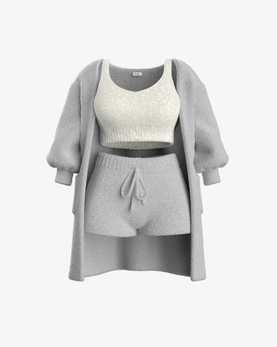 Zachte Fleece Set Warm en Knus voor Thuis