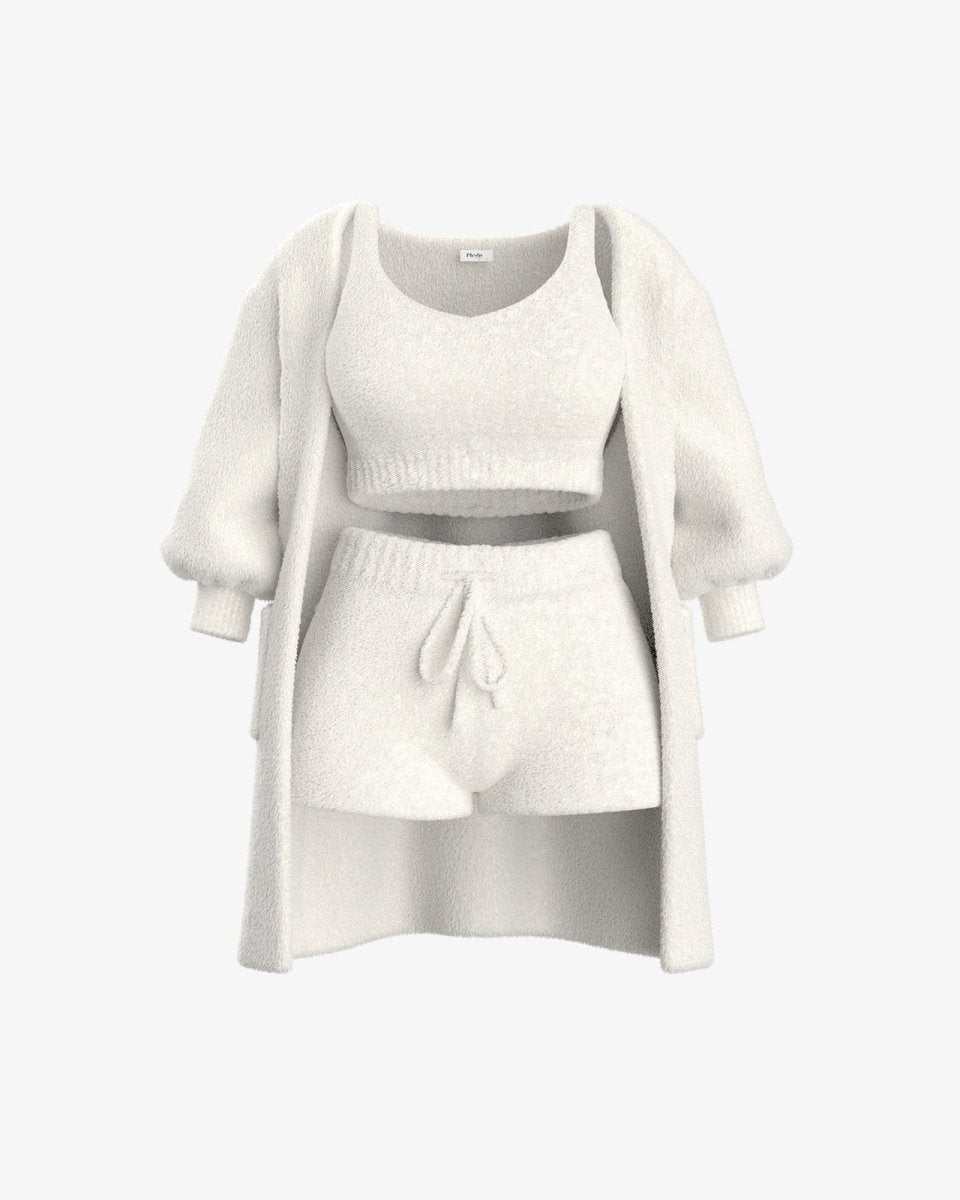 Zachte Fleece Set Warm en Knus voor Thuis