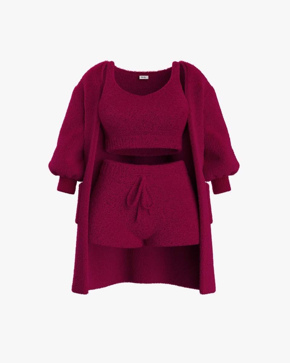 Zachte Fleece Set Warm en Knus voor Thuis