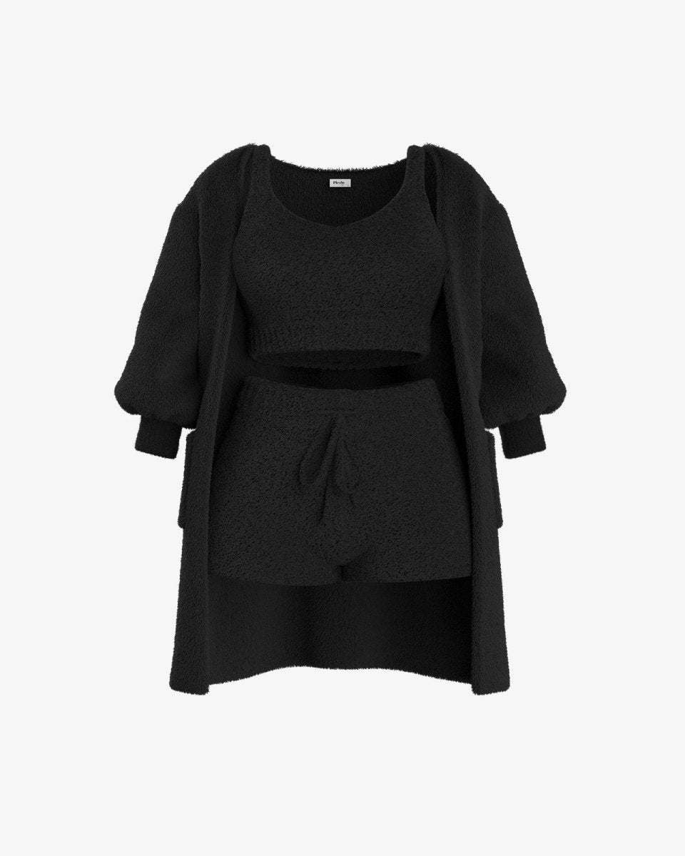 Zachte Fleece Set Warm en Knus voor Thuis