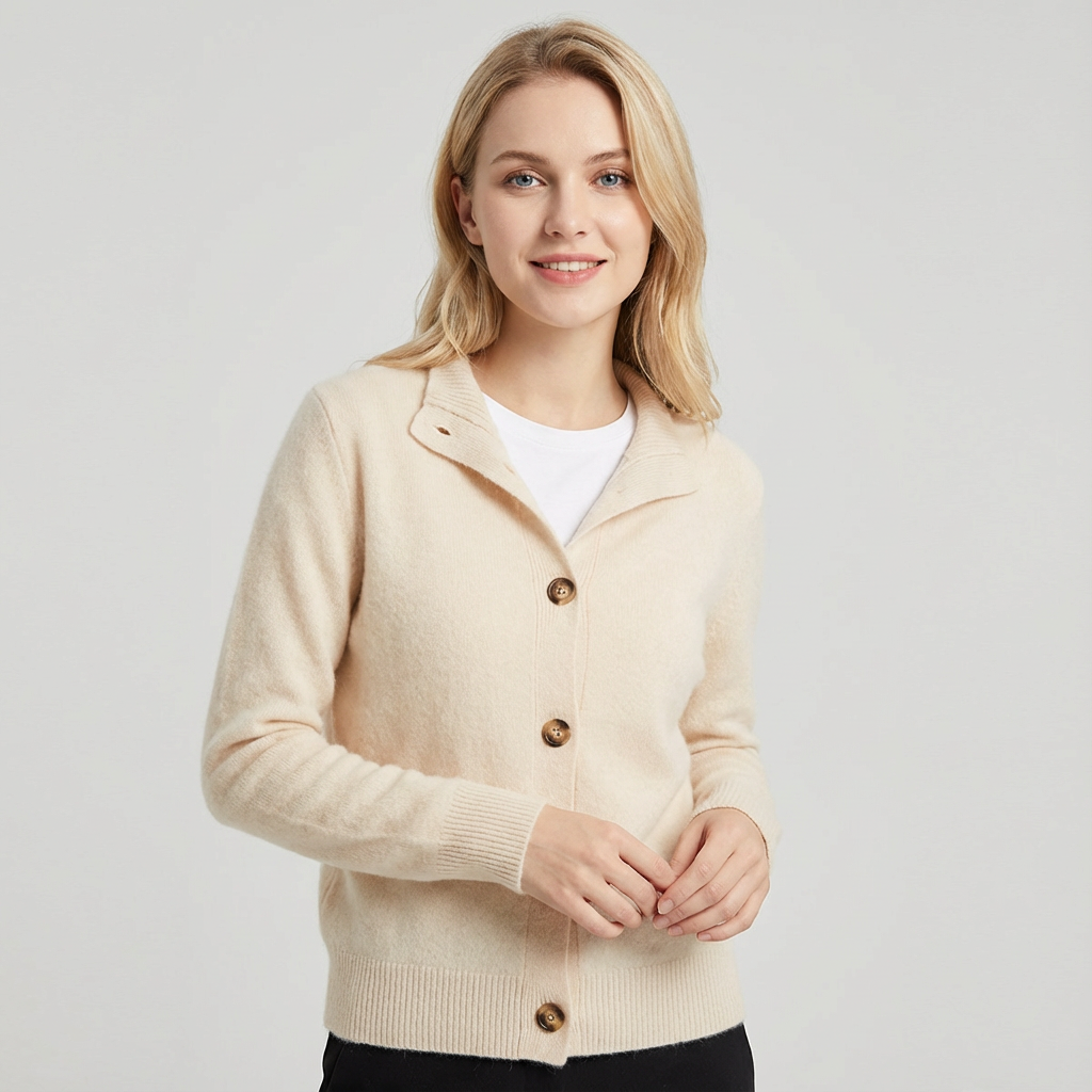 Gebreide Damesvest Warm en Zacht - StudioMarella