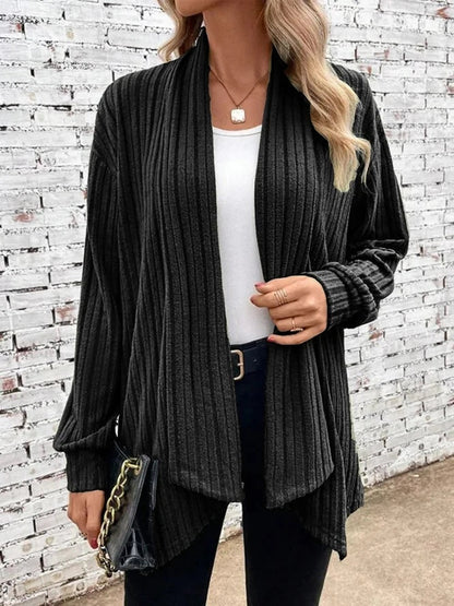 Zacht Ribgebreid Vest Dames | Elysian 7