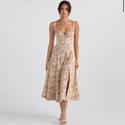 Zomerjurk Luchtige Vrouwelijke Jurk met Figuuraccentuering