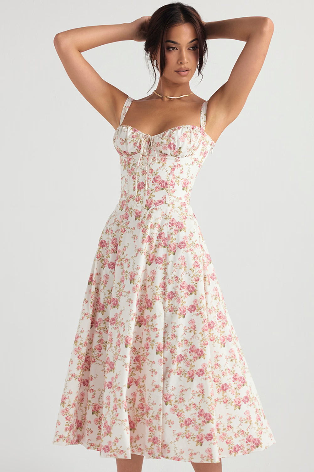 Zalina | Luchtige Nauwsluitende Zomerjurk Dames 6
