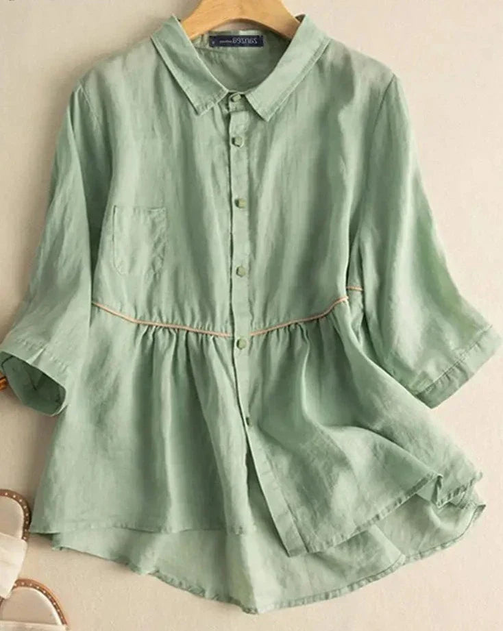 Vrouwelijke Overhemd Blouse OL Stijl