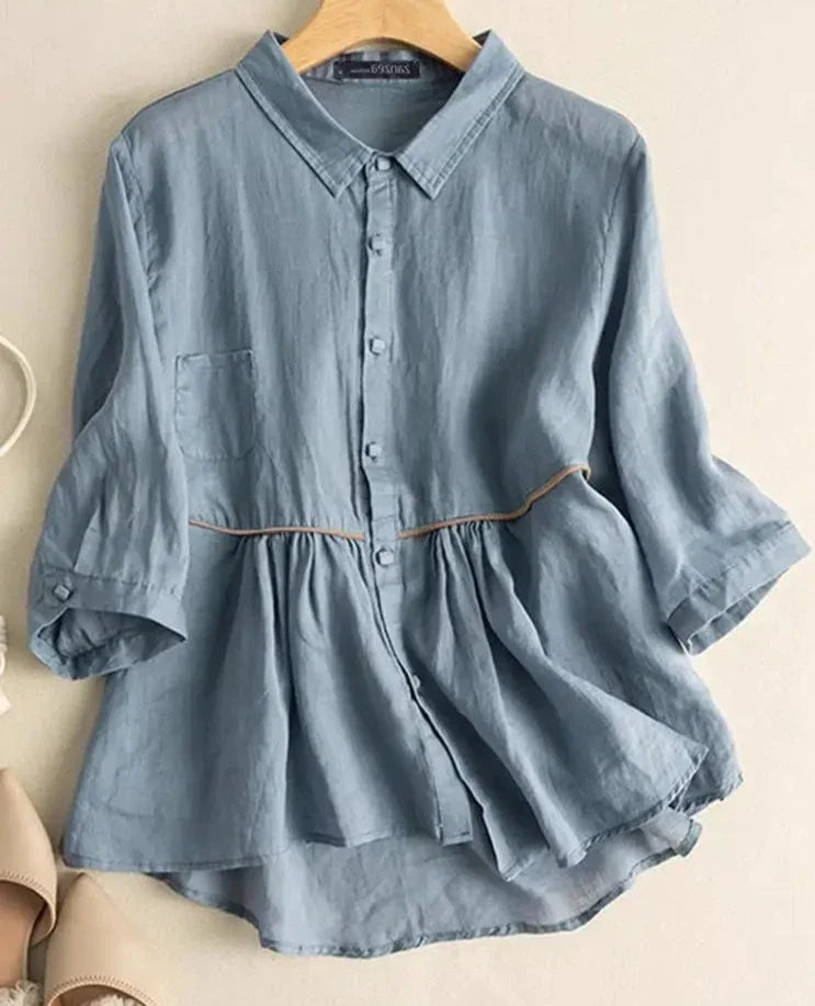 Vrouwelijke Overhemd Blouse OL Stijl