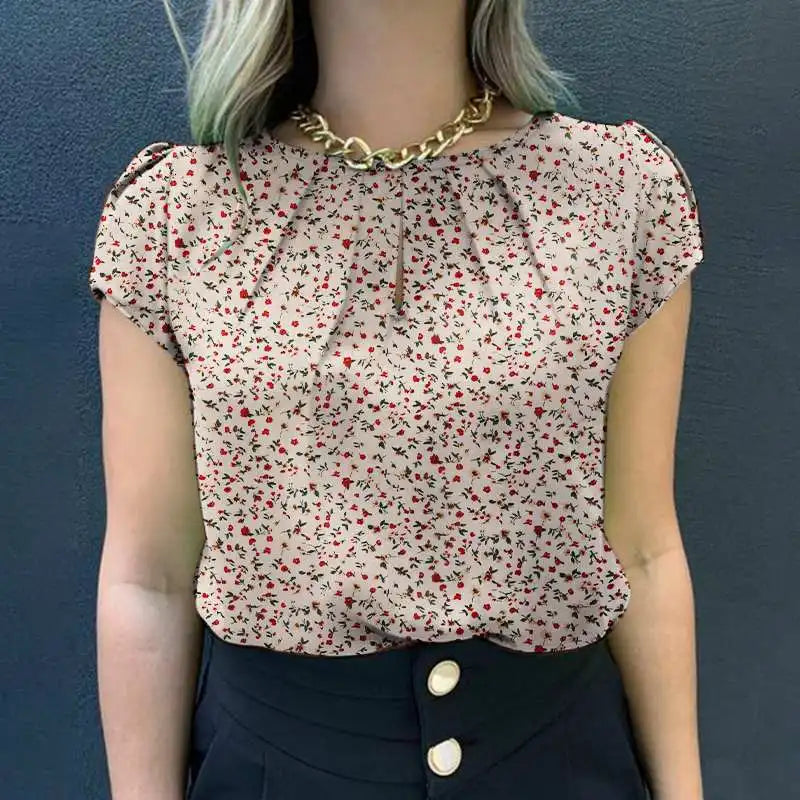 Zomerse Blouse met Bloemenprint Vrouwelijk en Luchtig