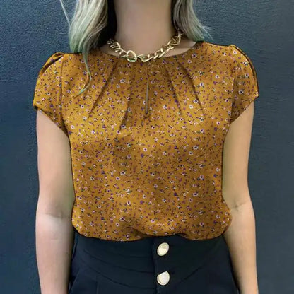 Bloemenprint Tuniek Zomerjurk Vrouwelijk en Luchtig