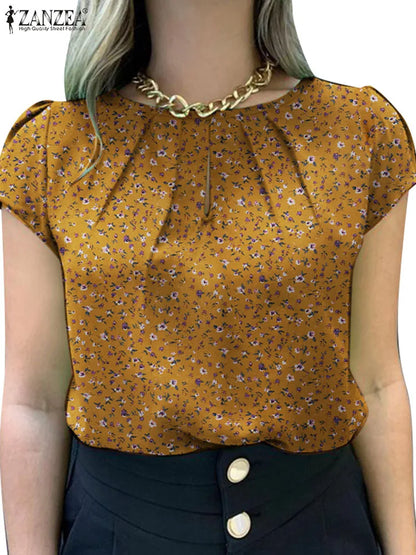 Zomerse Blouse met Bloemenprint Vrouwelijk en Luchtig