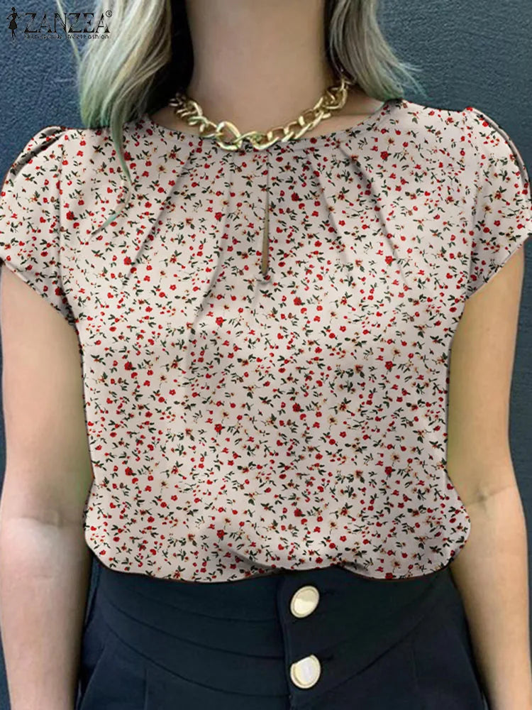 Bloemenprint Tuniek Zomerjurk Vrouwelijk en Luchtig