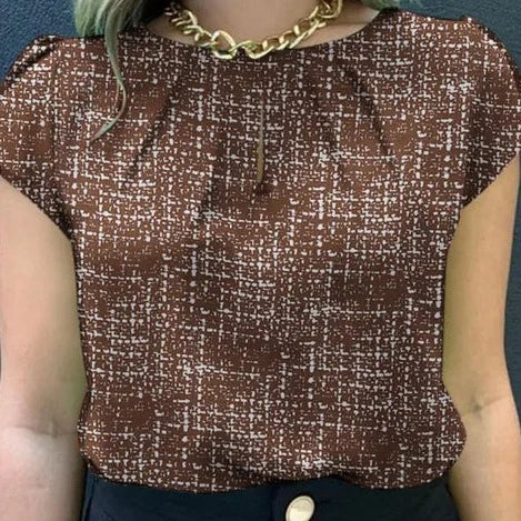 Vrouwelijke Zomerblouse met Bloemenprint - StudioMarella