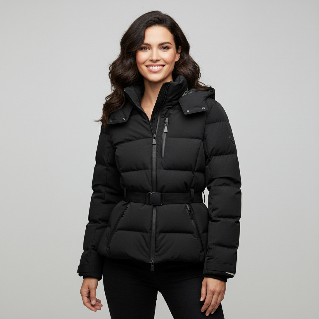 Zara Damesjas Winter | Getailleerde Puffer, Verstelbare Taille 2