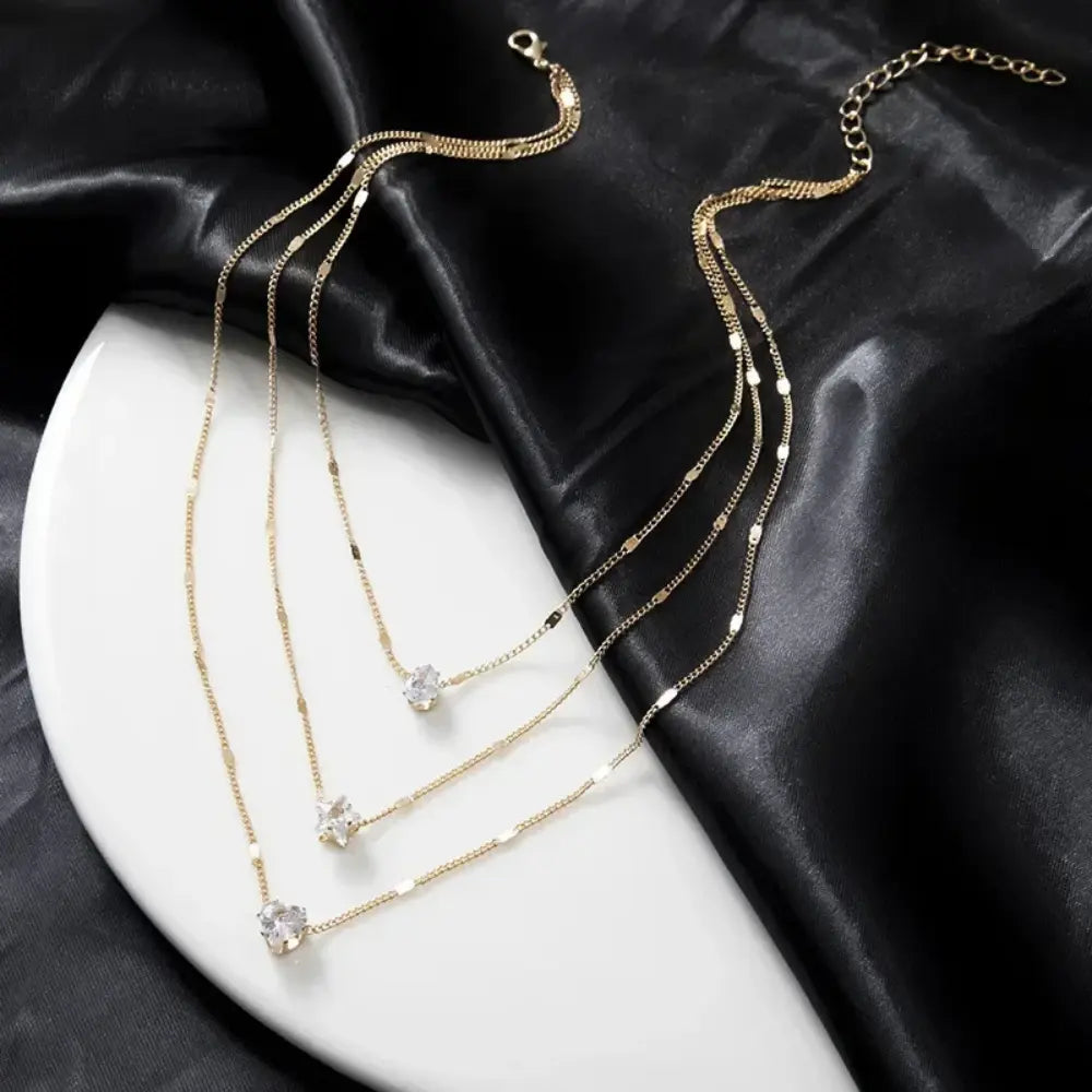 Zara | Dames Halsketting - Gelaagd Ontwerp, Tijdloos Elegant 2
