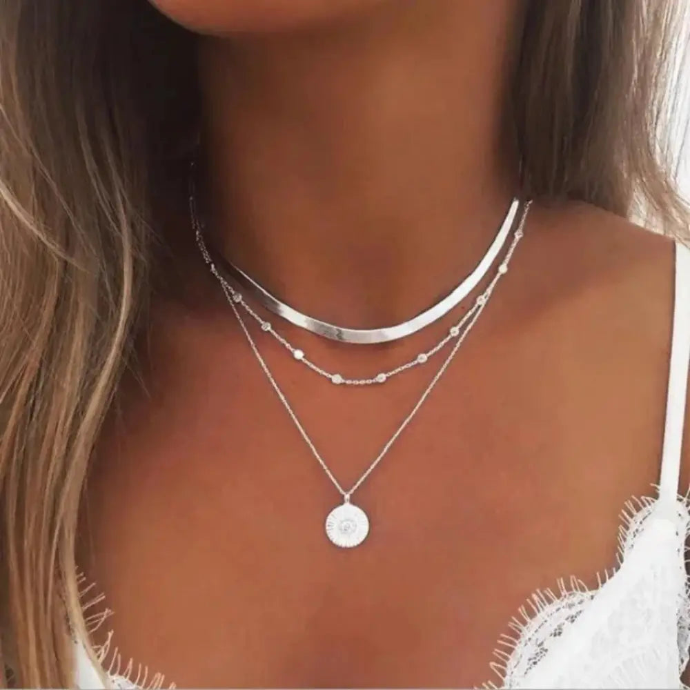 Zara | Dames Halsketting - Gelaagd Ontwerp, Tijdloos Elegant 4