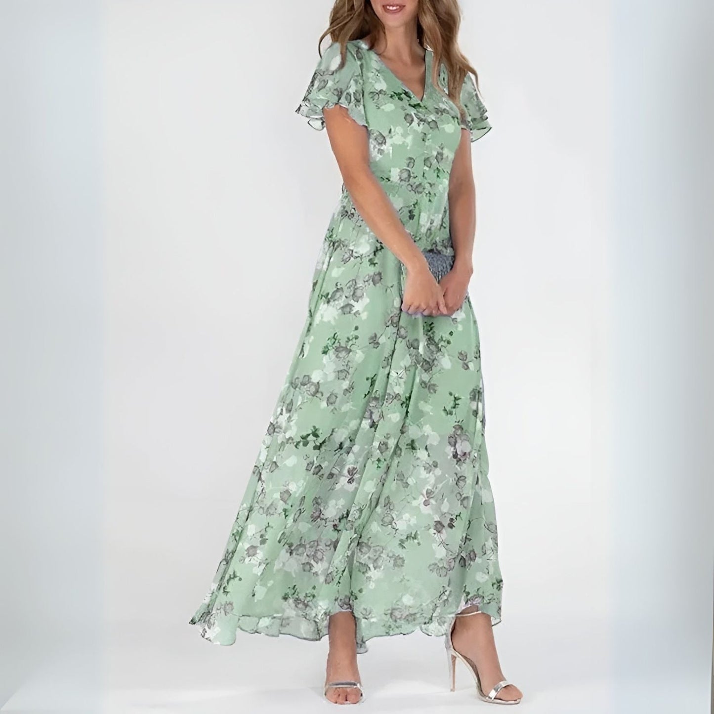 Zara | Elegante Lange Jurk Dames voor Feestelijke Kleding 2